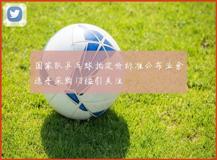 国家队乒乓球拍定价标准公布业余选手采购门槛引关注